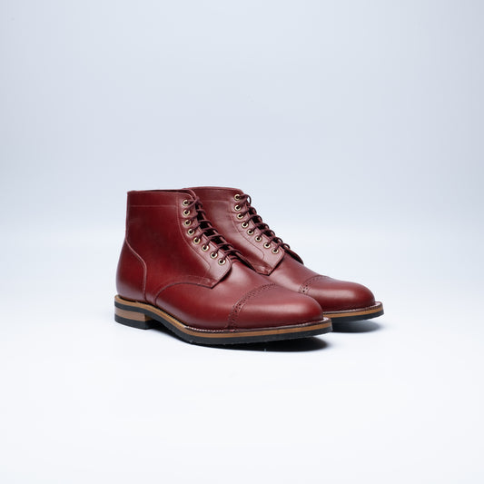 The Larry Lace-up Boot | Wine
