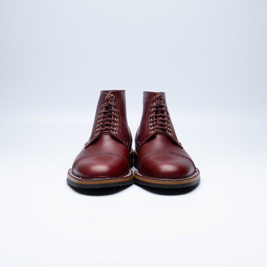 The Larry Lace-up Boot | Burgundy